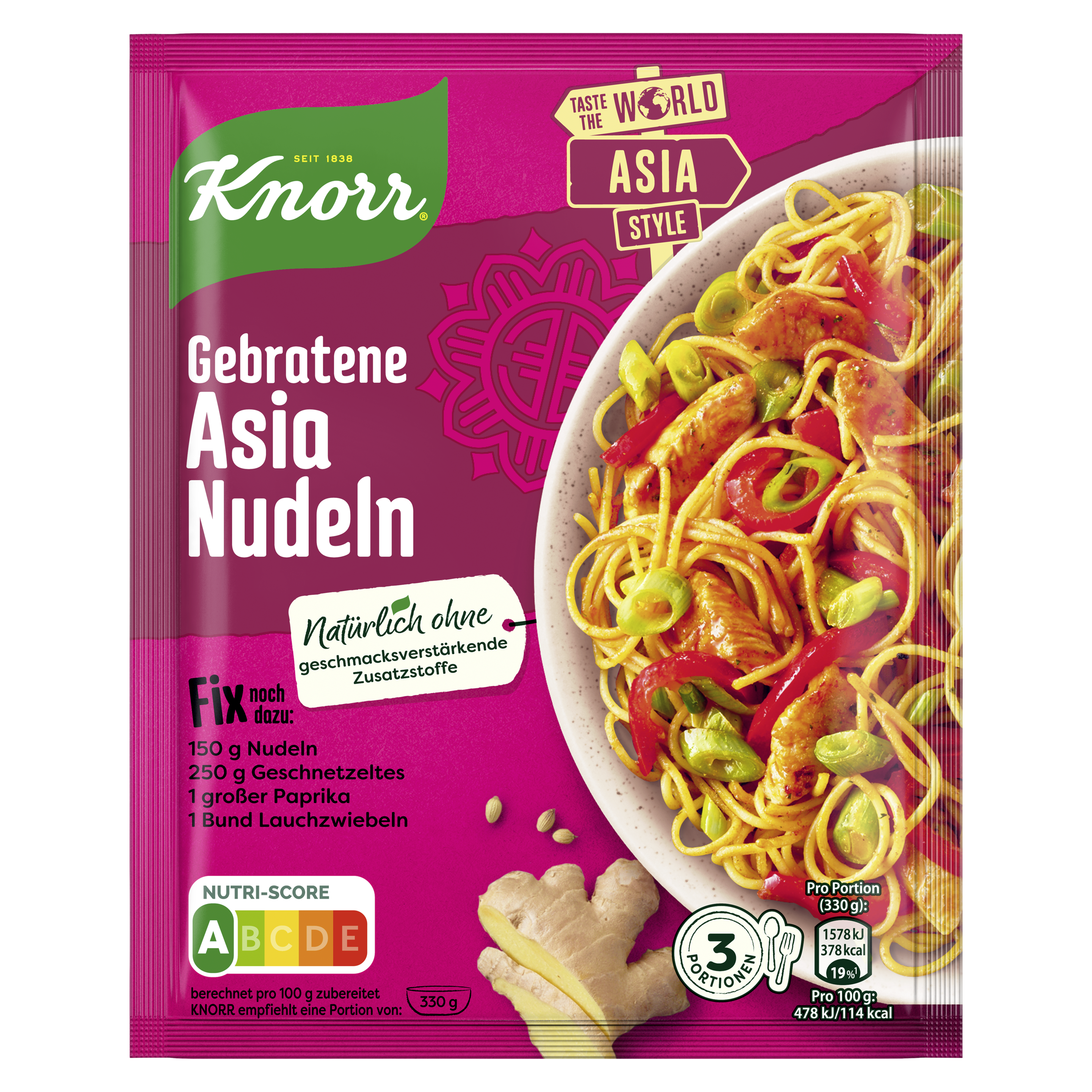 Knorr Fix g | Nudeln 30 Gebratene Knorr