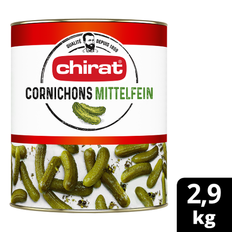 Chirat Cornichons mi-fins 1.65 KG Bocal